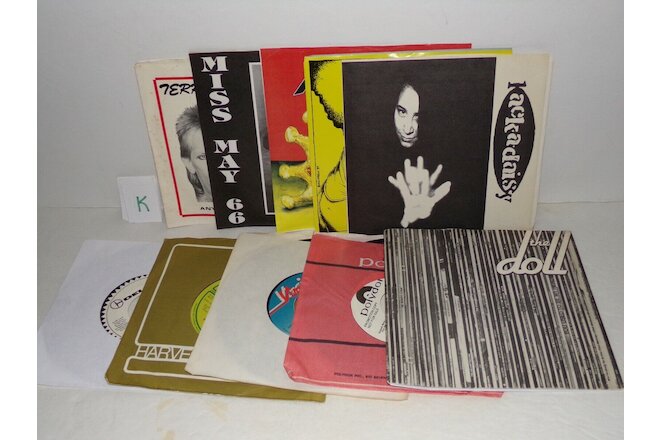 45 RPM Lot Of 10 - Punk / New Wave Siouxsie Banshees Miss May 66 The Doll