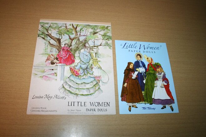 2 Paper Doll Books Louisa May Alcott's Little Women #02A