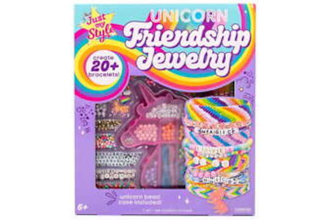 Just My Style Unicorn Friendship Bracelet Making Kit, Child, Ages 6+