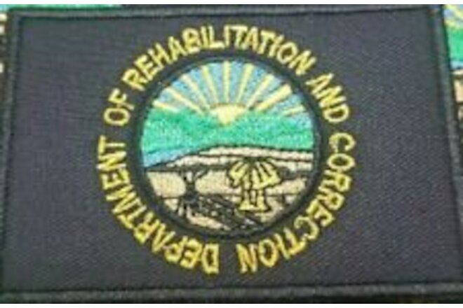 EMBROIDERED DEPARTMENT OF REHAB CORRECTION PATCH