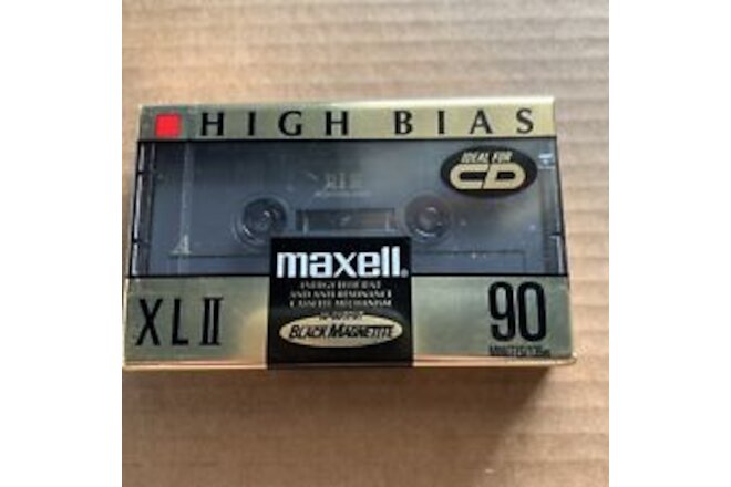 Maxell XL-II 90-minute Type II Blank Audio Cassette VTG JAPAN  NOS Sealed