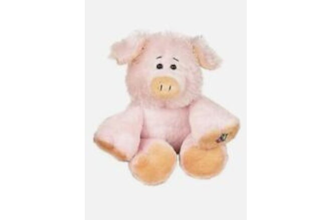 NWT Ganz Webkinz Fuzzy Pink Pig Plush Stuffed Animal Toy. Used Code Retired
