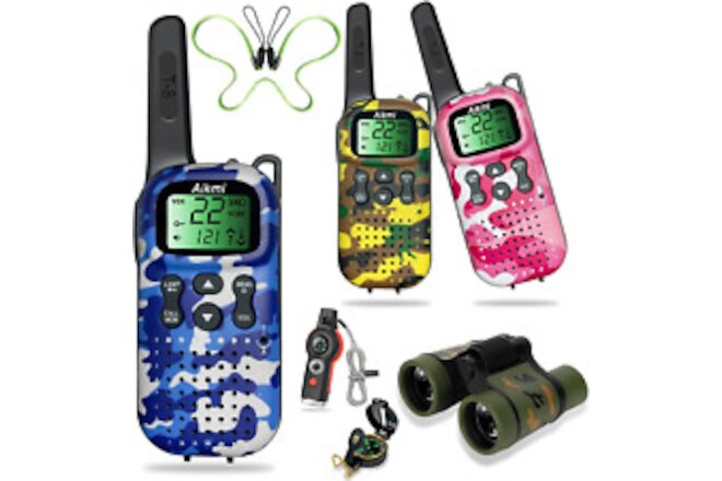 Gifts for Kids Aged 5+ Boys Walkie Talkies for Kids 2 Way Radio Fit Outdoor Game
