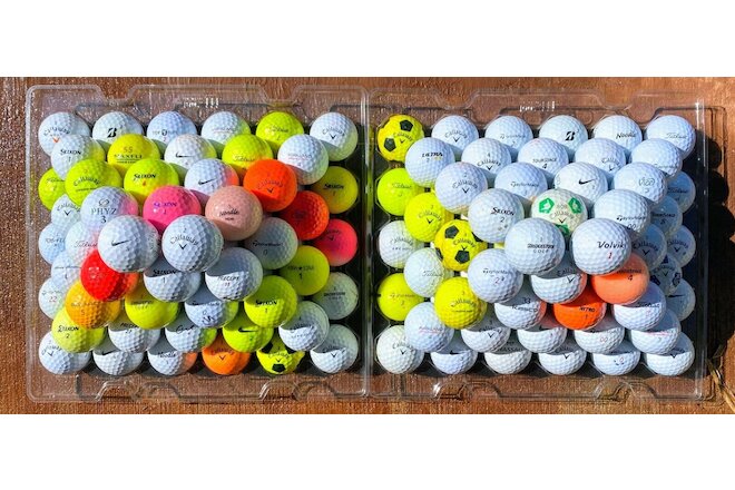 140 Assorted Golf Balls All Washed Ready to Play AAA/AAAA Best Value