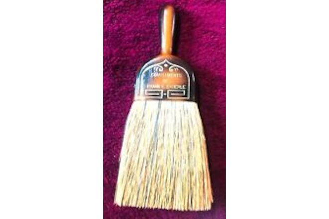 NEW VNTG RARE ~1940s Flat Ornate Handle Vintage Whisk Broom ~PROMPT SHIP