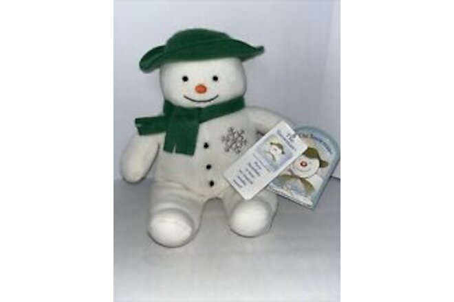 Eden The Snowman Stuffed Plush Doll Soft Toy 2002 Briggs 10” NWT Scarf   READ
