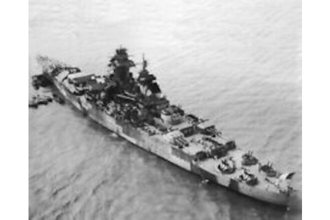 French Battleship Richelieu 1943 Photo