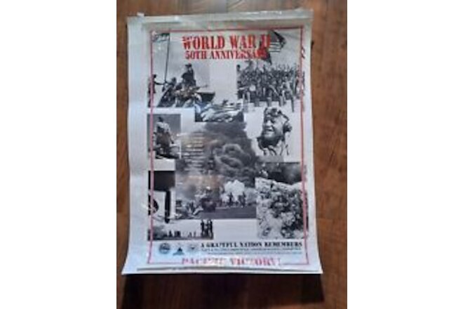 1995 50TH ANNIVERSARY OF WIRLD WAR 2 VICTORY IN THE PACIFIC POSTER