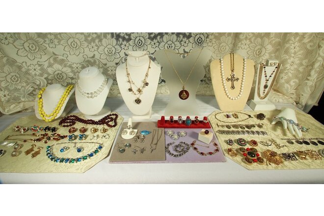 Designer Jewelry Lot 90p GIVENCHY BEAU EMMONS SARAH JEWELART YOCHI CORO 925 NOS