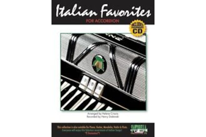 SANTORELLA ITALIAN FAVORITES FOR ACCORDION MUSIC BOOK WITH PERFORMANCE CD NEW