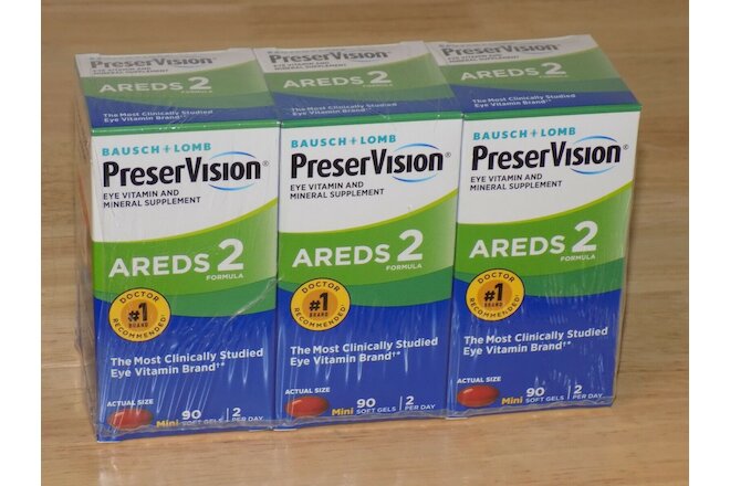 PRESERVISION Eye Vitamin & Mineral Supplement AREDS 2 Formula 270 SOFT GELS 2023