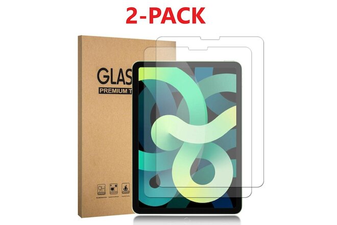 2-PACK Tempered Glass Screen Protector Cover For iPad Air 5 10.9'' 5th Gen 2022