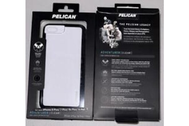 Pelican Adventurer Clear Drop Protection Phone Back Case for Apple iPhone 7 Plus