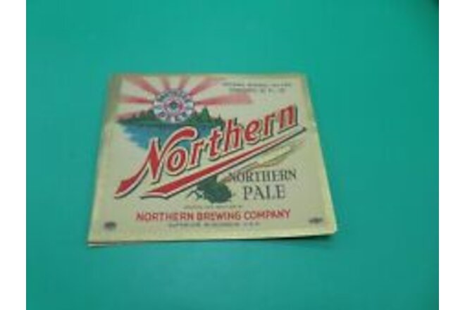 Lot of 10 Northern Beer Bottle Labels N.O.S Mint 32 oz.