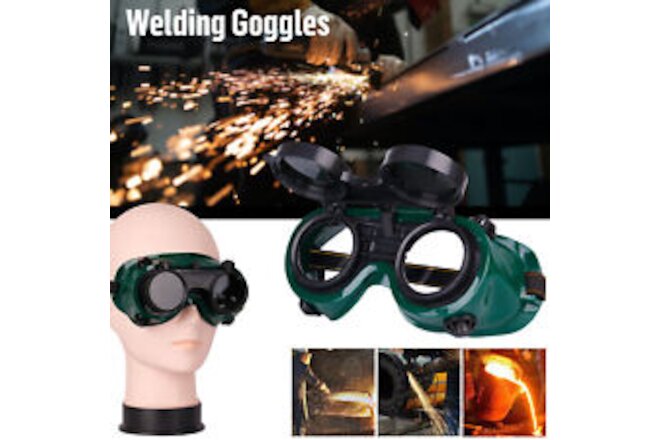 Cutting Welding Grinding Safety Goggles Flip Up Glasses Welder Eyes Protector