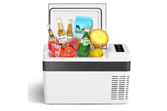 AA Products 12 Volt Car Refrigerator 26 Quart/25L, Portable Freezer Compresso...