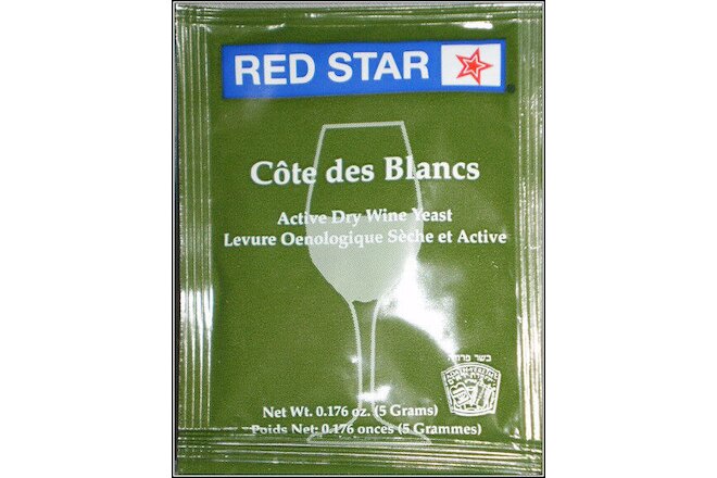 2 WINE YEAST RED STAR PASTEUR BLANC Fermentis  Yeast fAST SHIPPNG fast ship g