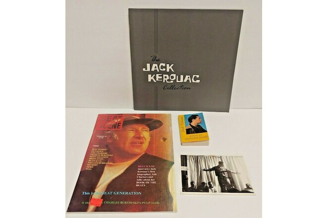 Jack Kerouac Paper Memorabilia Book Postcard Beat Scene Collection
