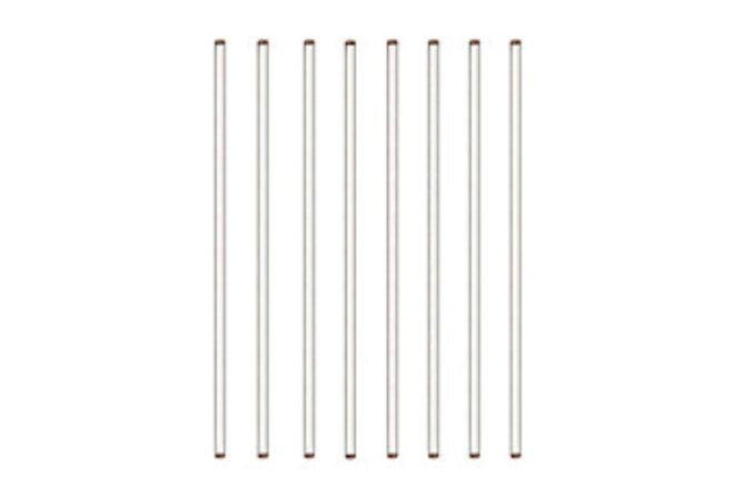 Glass Stick 12" Length Stir Rod with Both Ends Round 8pcs/pk