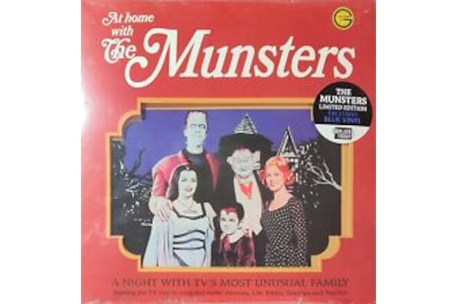THE MUNSTERS RECORD STORE DAY BLUE VINYL AT HOME WITH THE MUNSTERS RECORD SEALED