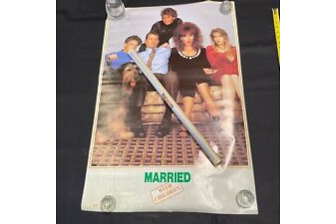 Married With Children Vintage Poster 1987 Sealed P12 Unused
