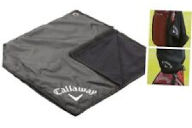 2-In-1 Golf Towel & Golf Bag Rain Cover 18.00" x 18.00"