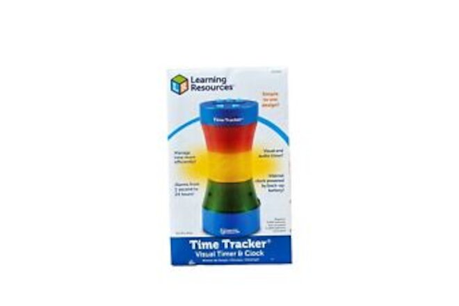 LEARNING RESOURCES TIME TRACKER  VISUAL TIMER & CLOCK LER6900 School Teacher NEW