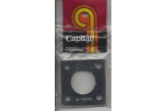 1/2 Panada Black Capital  2x2 Coin Holder