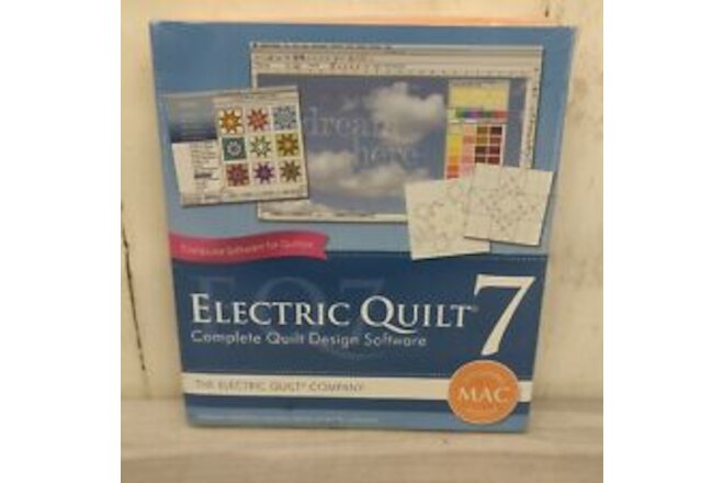 Electric Quilt 7 EQ7 Complete Quilting Design Software for APPLE MAC New