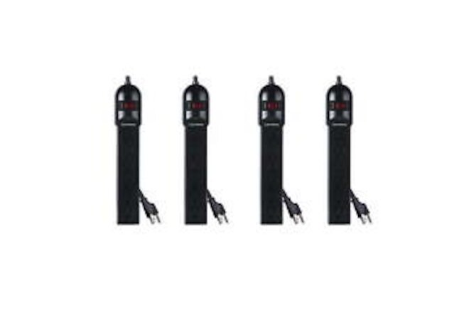 4 Pack Cyberpower CSB604 6-Outlet Essential Surge Protector