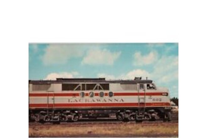 Lackawanna Railroad Engine 602 HP Electro Motive A Unit  Postcard