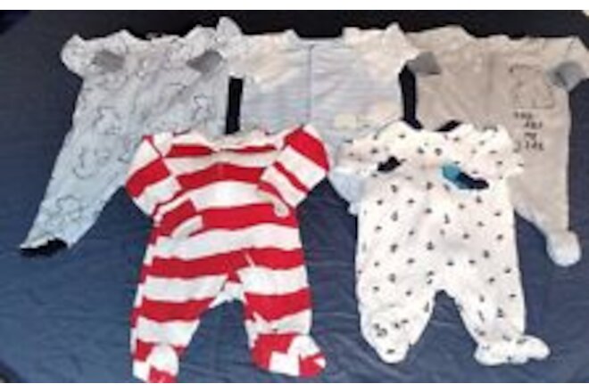 Lot Of 45 New Born Clothing Items
