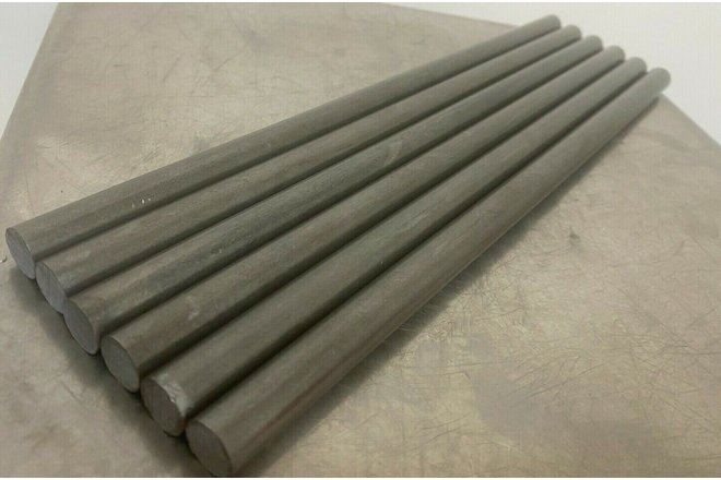 1018 Steel Bar Stock 1/2 in (.500) Round x 12" (6 PC Lot)