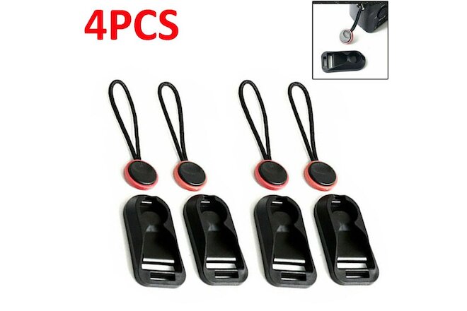4x Red Quick Release Connector for Camera Shoulder Strap With conversion buckle