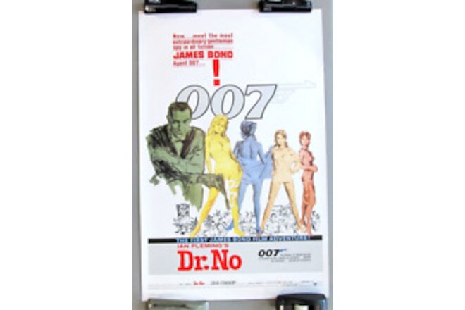 DR. NO ROLLED 25X39 UNUSED MOVIE POSTER JAMES BOND SEAN CONNERY URSULA ANDRESS