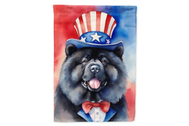 Chow Chow Patriotic American Flag Canvas House Size DAC5686CHF