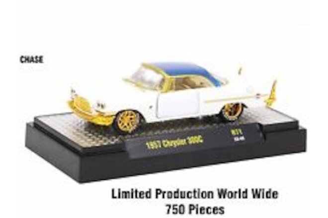 M2 32600-71 "Auto Meets" Set of 6 Cars IN DISPLAY CASES Release 71 1/64