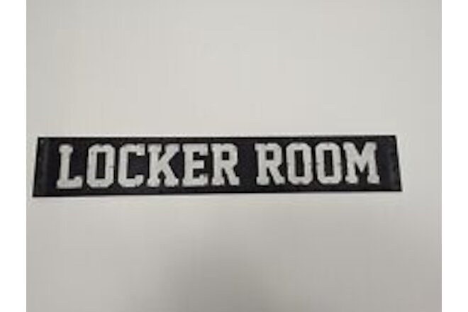 Open Road Brands metal sign "Locker Room" 28" x 4.5"