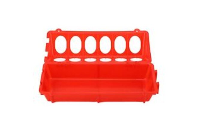 Chicken Feeders,Flip Top Poultry Feeding Tray Thickened Multipurpose 12 Holes...