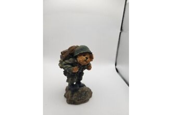 Boyds Bears G.I. Bruin "Stand Up for Freedom" Resin Figurine in Box