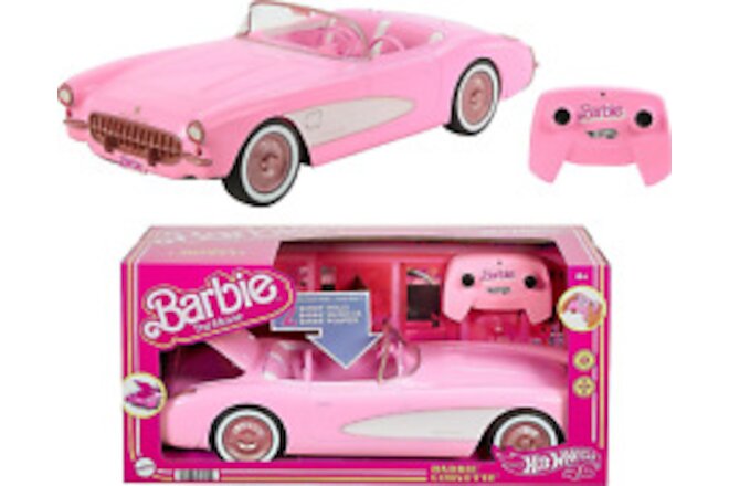 Hot Wheels RC Barbie Corvette Remote Control Car from Barbie: The Movie