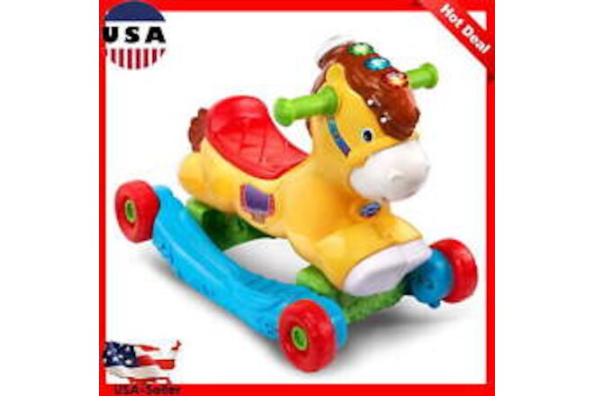 Learning Pony Electronic Motion-Activated Pretend Play Ride-on Toy Holiday Gift