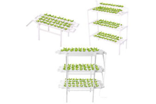 Hydroponic Site Grow Kit Hydroponics System 36 90 108 Plant Sites 1/4 Layers