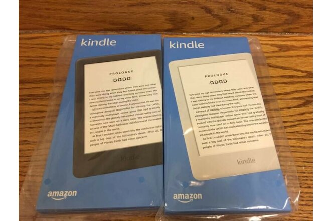 Brand New Amazon 6" Kindle 10th Generation eBook Reader 8 GB - Black or White