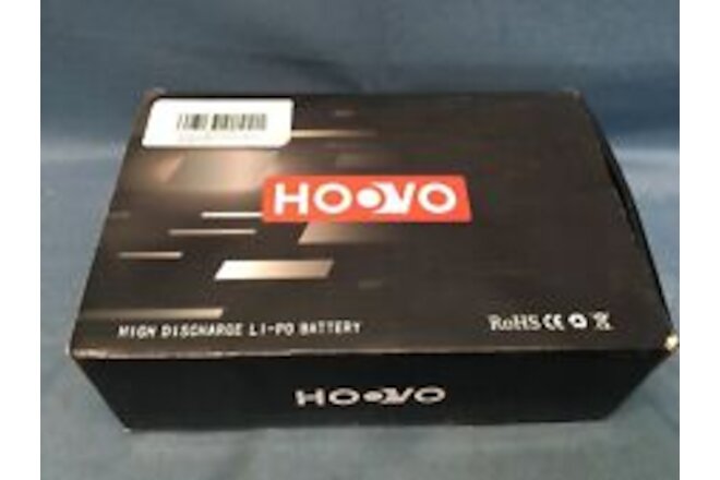 2x HOOVO 4S Lipo Batteries 14.8V 10000mAh 120C RC Car Batteries
