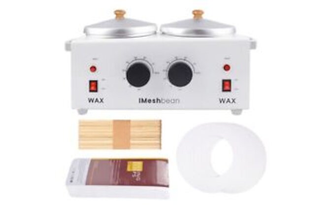 Double Pot Wax Warmer Heater Electric Professional Dual Pro Salon Hot Paraffin