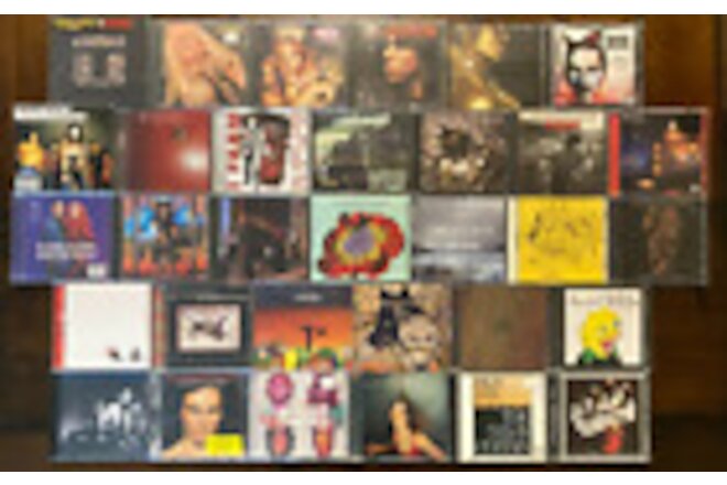32 Rock music CD lot mixed 6 new and 26 used