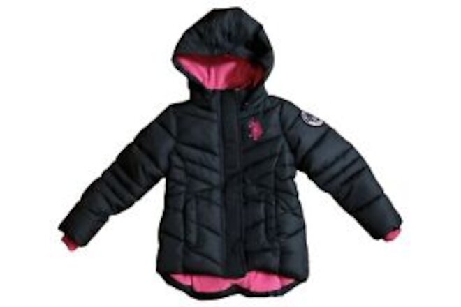 US Polo Association New Quilted Hooded Puffer 2T Girls Jacket