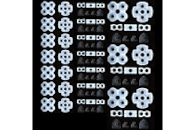 10 Set Replacement Conductive Silicone Rubber Pads for PS4 Controller