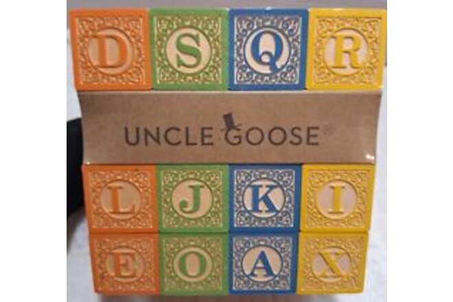 New Uncle Goose Alphabet blocks